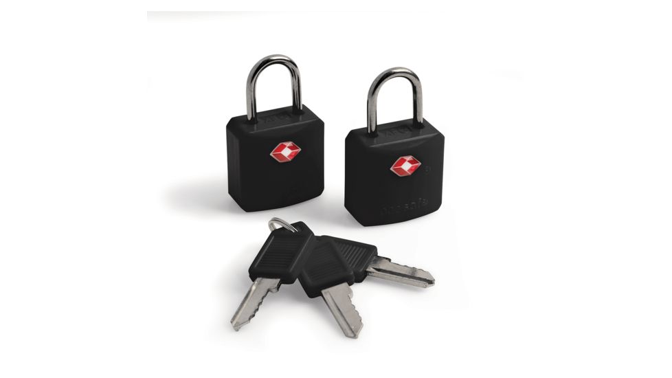 Pacsafe Prosafe 620 TSA Accepted Luggage Locks, Black 10270100