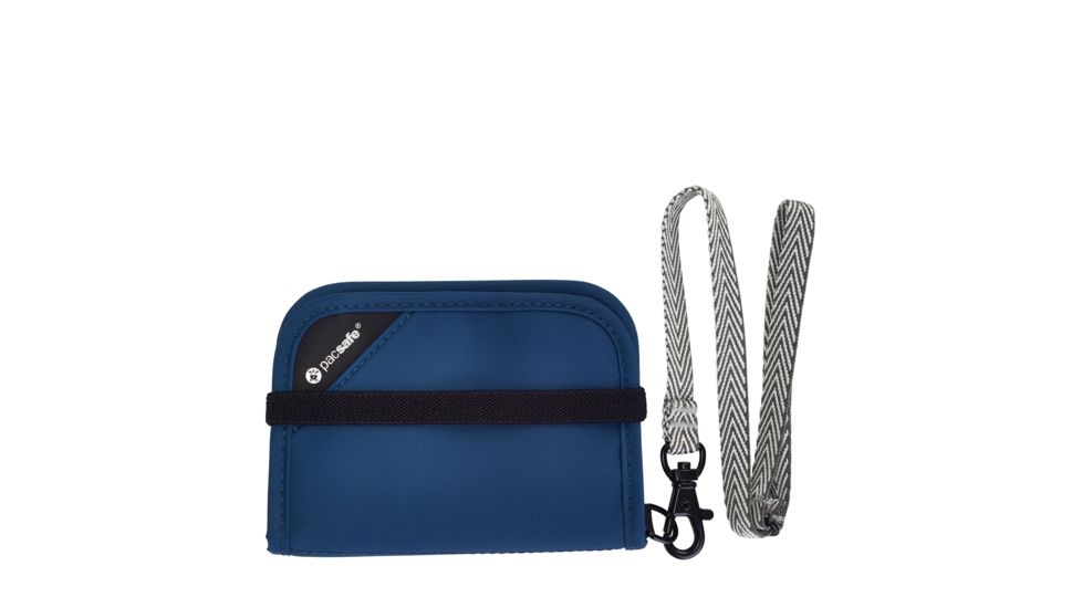 Pacsafe RFIDsafe V50 Anti-Theft RFID Blocking Compact Men's Wallet, Eclipse 10551623