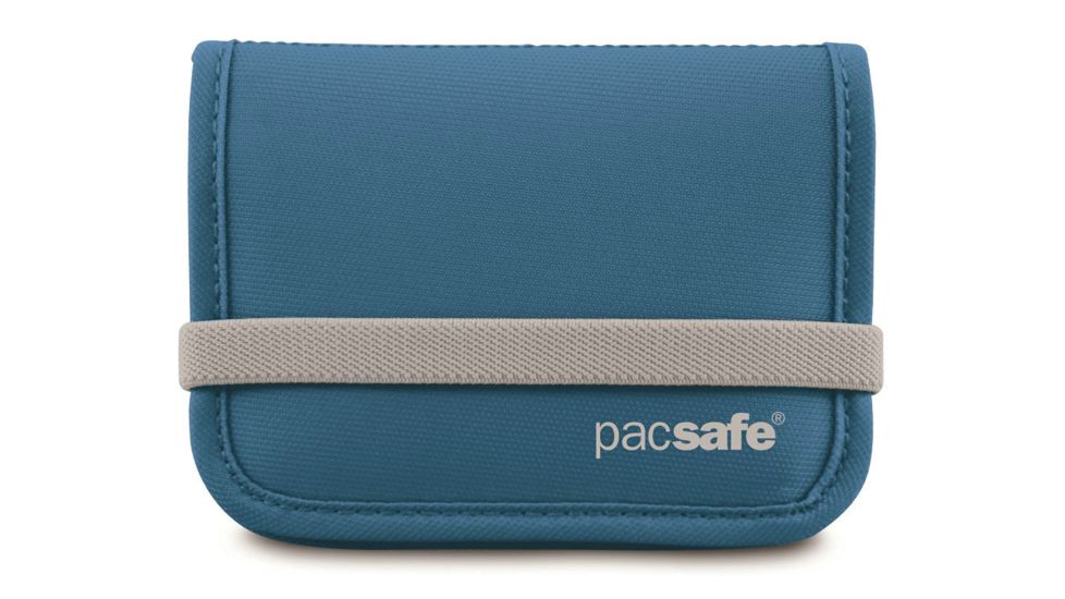 Pacsafe RFIDtec 50 RFID-Blocking Wallet-Ocean Blue