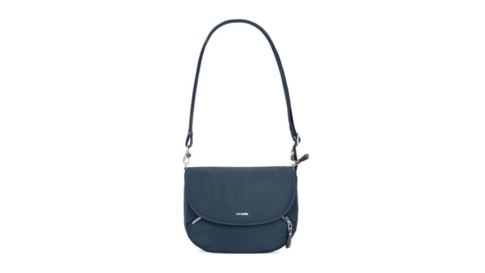 Pacsafe Stylesafe Double Zip Crossbody Bag, Navy, 4 Liters, 20630606