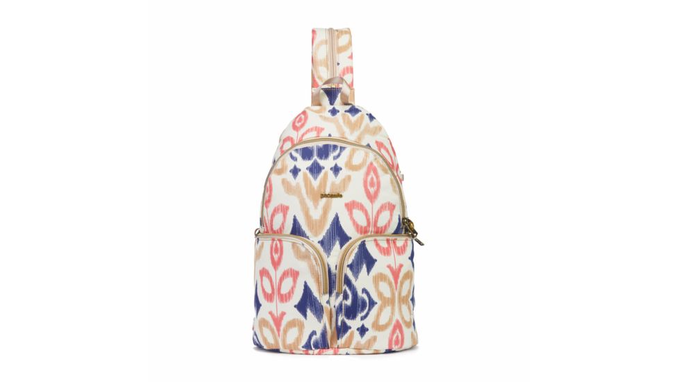Pacsafe Stylesafe Sling Backpack, Ikat Coral, 20605811