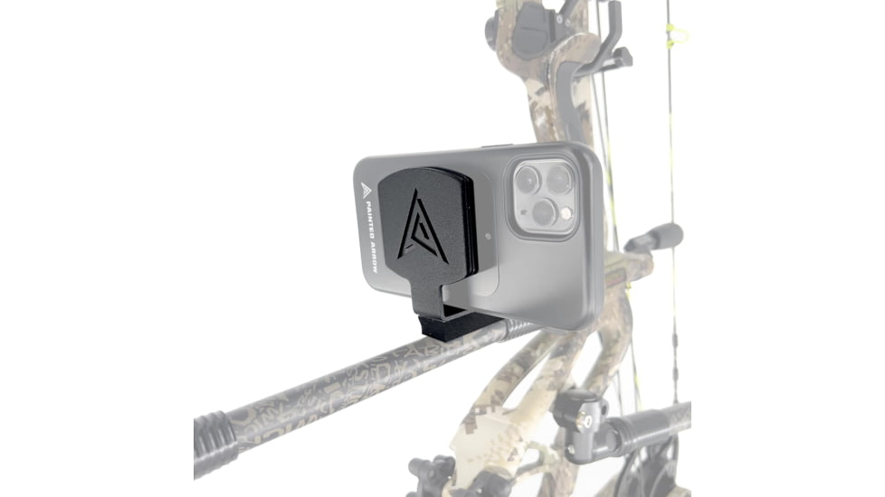 Painted Arrow Mag-Pro Plus Smart Phone Mount w/ Stabilizer Dampener, Black, MAGP-001