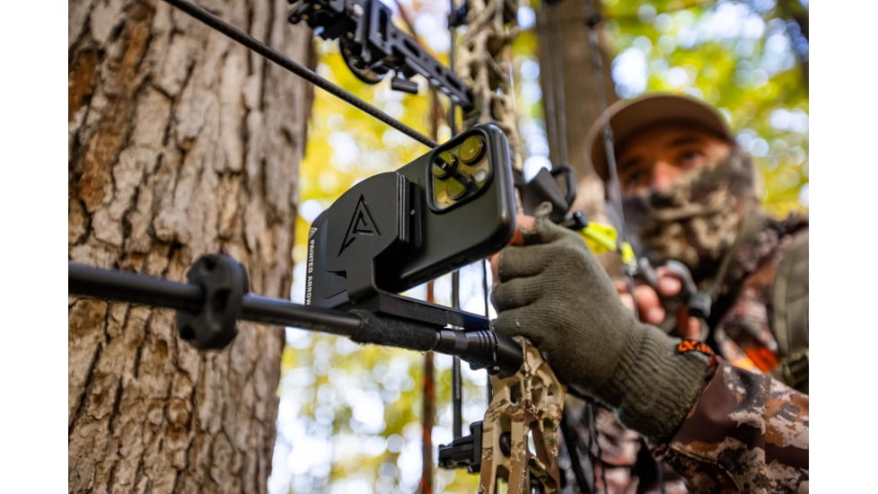 Painted Arrow Mag-Pro Plus Smart Phone Mount w/ Stabilizer Dampener, Black, MAGP-001