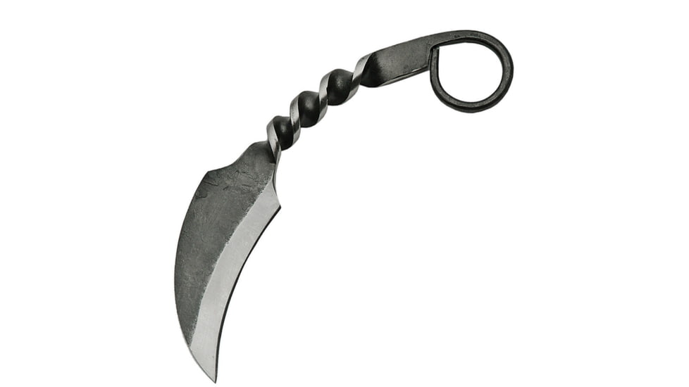 Pakistan Forged Twist Karambit Knife, 3.5 blade, One piece hand forged construction with twisted ha, HS-4409