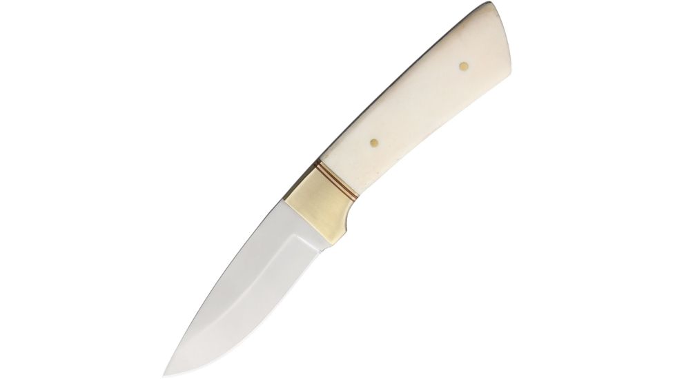Pakistan Gentlemans Fixed Blade Knife, 2.75in, White, Bone Handle PA7980