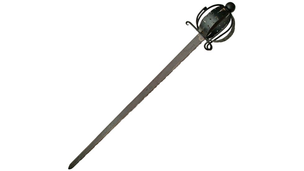 Pakistan Hand Forged Rustic Baskethilt Sword, 40in. PA901133