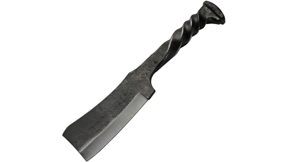 Pakistan Railroad Style Cleaver, 4.25 carbon steel blade, Twisted handle, HS-4436
