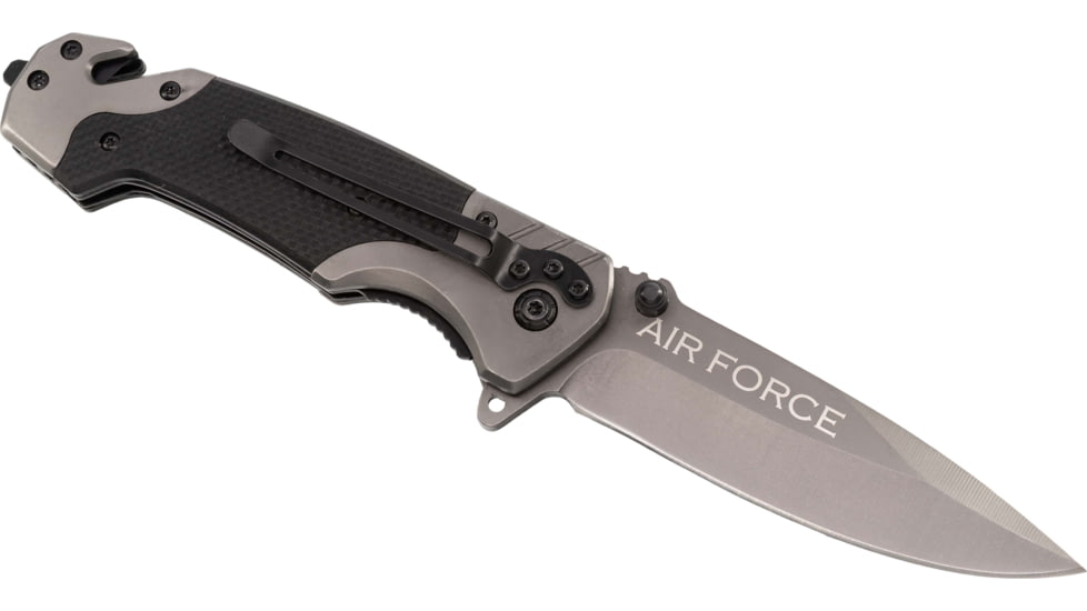 Paladin 3-in-1 Multifunctional Folding Knife - Air Force, 3.5in, Stainless Steel, Drop Point, PE-KN-8501-AF
