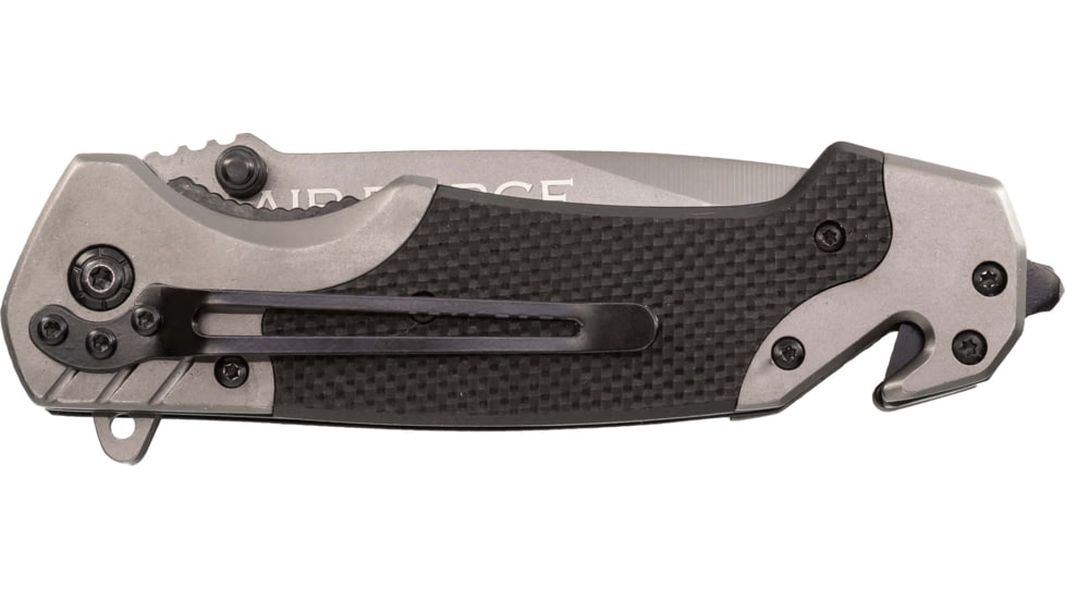 Paladin 3-in-1 Multifunctional Folding Knife - Air Force, 3.5in, Stainless Steel, Drop Point, PE-KN-8501-AF