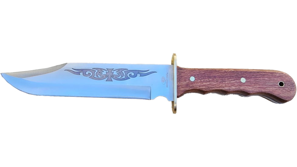 Paladin Bowie Fixed Blade Knife, Stainless Steel, 8.6 in Blade, PE-BOW-2036