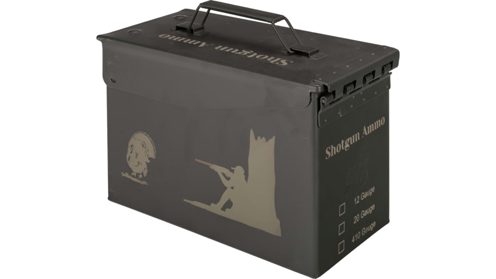 Paladin Enagraved Shotgun Ammo Box, OD Green, PE-AM-8007-SH