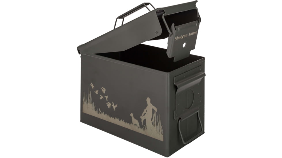 Paladin Enagraved Shotgun Ammo Box, OD Green, PE-AM-8007-SH