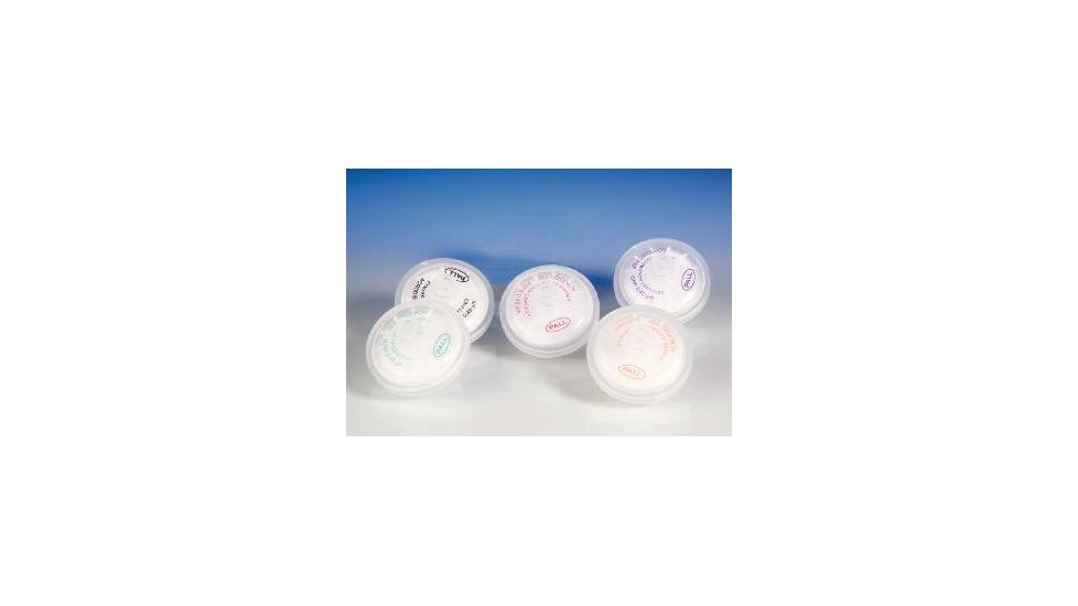 Pall Acrodisc Non-Sterile PSF Syringe Filters with GxF/Supor PES Membrane, 25mm, Case of 200, 1um/0.2um