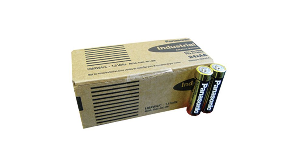 Panasonic Alkaline AA Cell - 24 Piece box of Batteries LR6XWAC