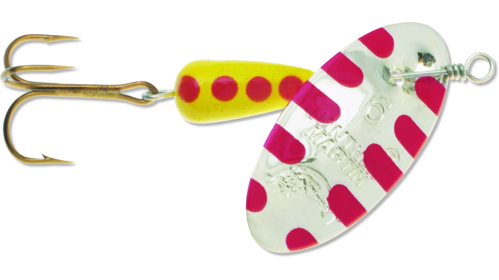 Panther Martin Classic Patterns In-Line Spinner, #4, 1/8oz, Salamander Silver, 4PMRSAL-S