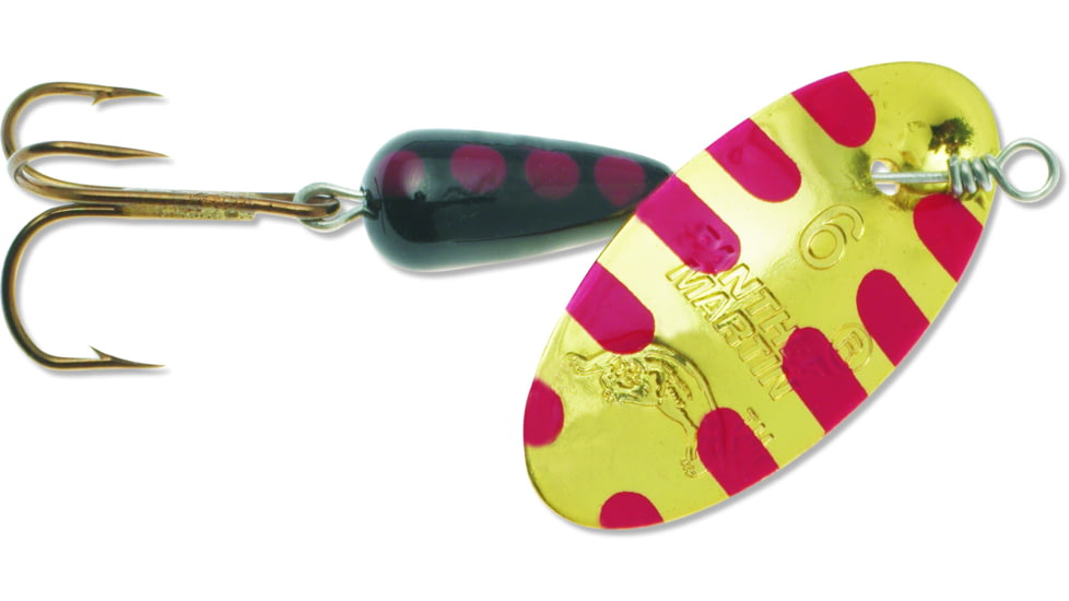 Panther Martin Classic Patterns In-Line Spinner, #9, 3/8oz, Salamander Gold, 9PMRSAL-G