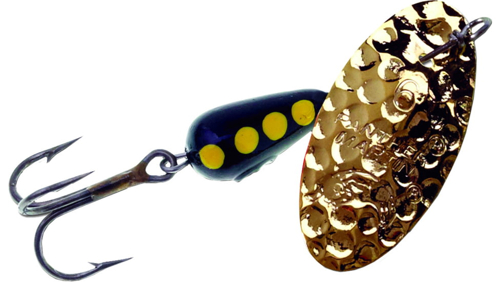 Panther Martin Hammered Scented In-Line Spinner Number 15, 1/2 oz, Gold HGA, 15PMHMHS-HGA