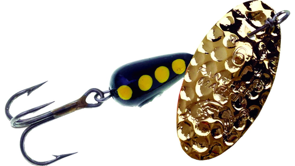 Panther Martin Hammered Scented In-Line Spinner Number 15, 1/2 oz, Gold HGG, 15PMHMHS-HGG