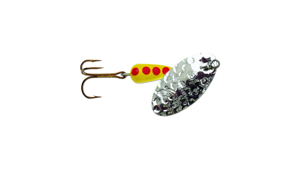 Panther Martin Hammered Scented In-Line Spinner, Number 9, 3/8 oz Silver HSG, 9PMHMHS-HSG