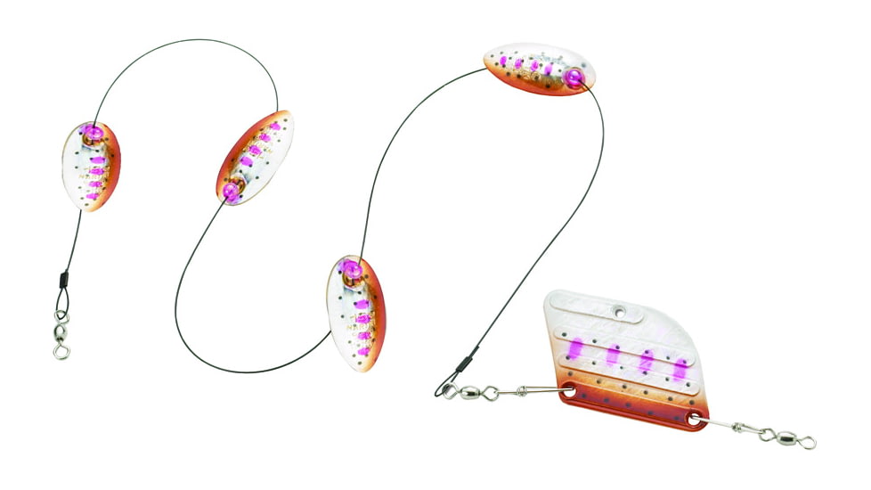 Panther Martin High Lake Troll, #15, 1 oz, Mark Drag Rudder Brown Trout Holographic, MDR-BTH-15