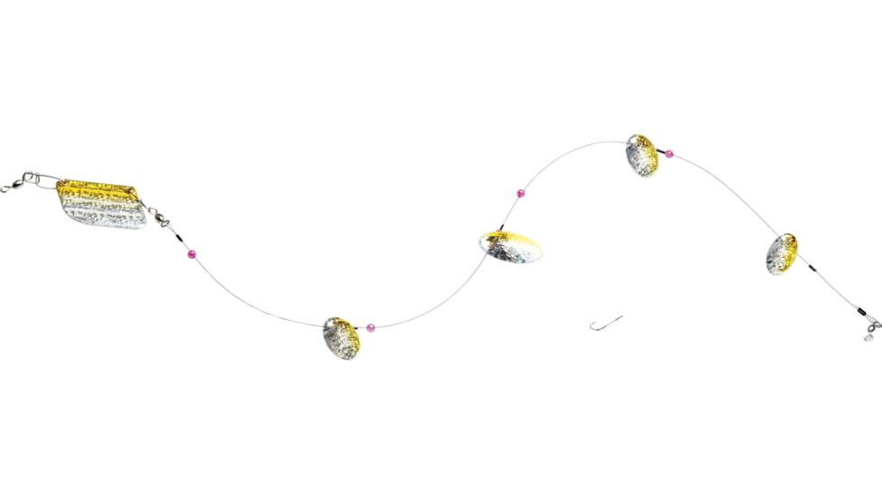 Panther Martin High Lake Troll, #15, 1 oz, Mark Drag Rudder Silver &amp; Gold Holographic, 15MDR-SGH