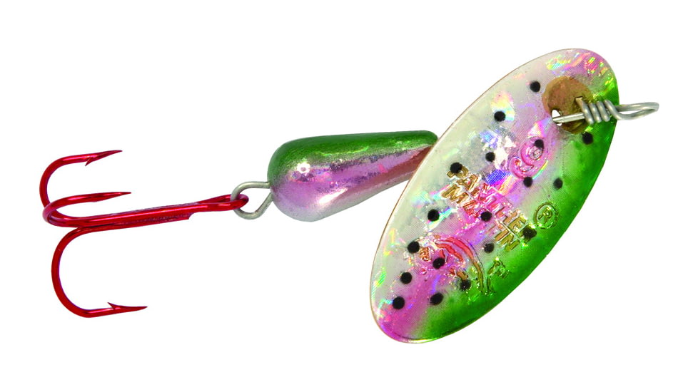 Panther Martin Holographic Red Hook In-Line Spinner, #2, 1/16oz, Rainbow Trout, 2PMHRH-RTH