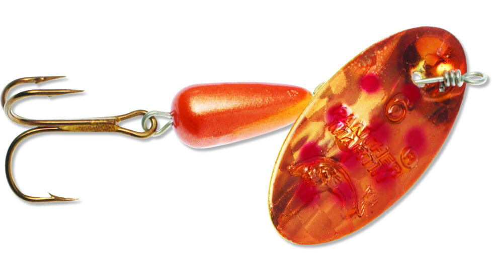 Panther Martin Holographic Regular In-Line Spinner, #6, 1/4oz, Copper Dots, 6PMH-CDH