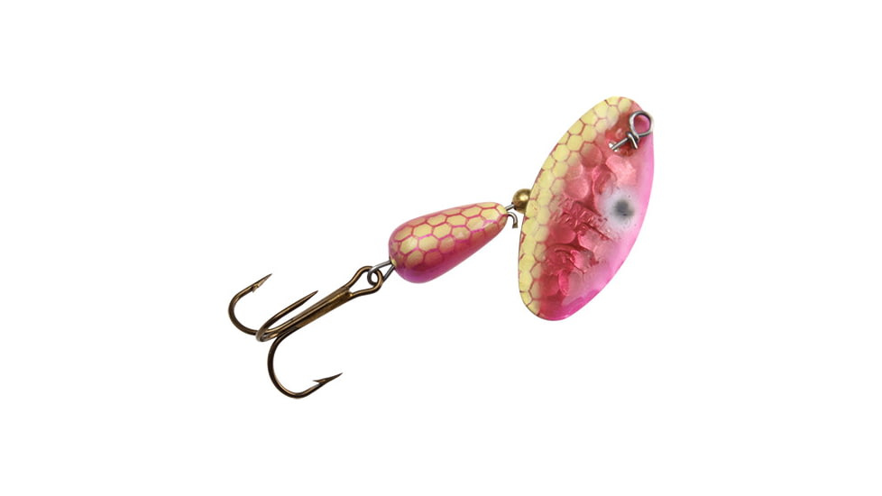 Panther Martin Holy Hammered Holographic In-Line Spinner #6, 1/4oz, Pink Lady, 6PMHMH-HPL