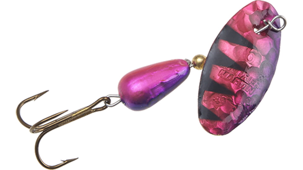 Panther Martin Holy Hammered Holographic In-Line Spinner #9, 3/8oz, Coral Tiger, 9PMHMH-HCT