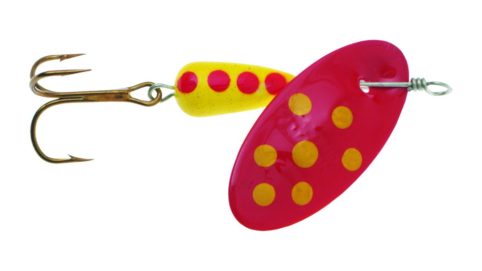 Panther Martin In-Line Spinner, #1, 1/32oz, Spotted Red, 1PMSP-R