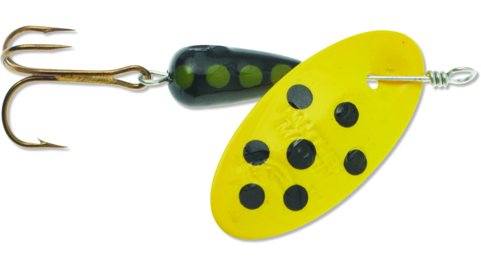Panther Martin In-Line Spinner, #2, 1/16oz, Spotted Yellow Black, 2PMSP-YB
