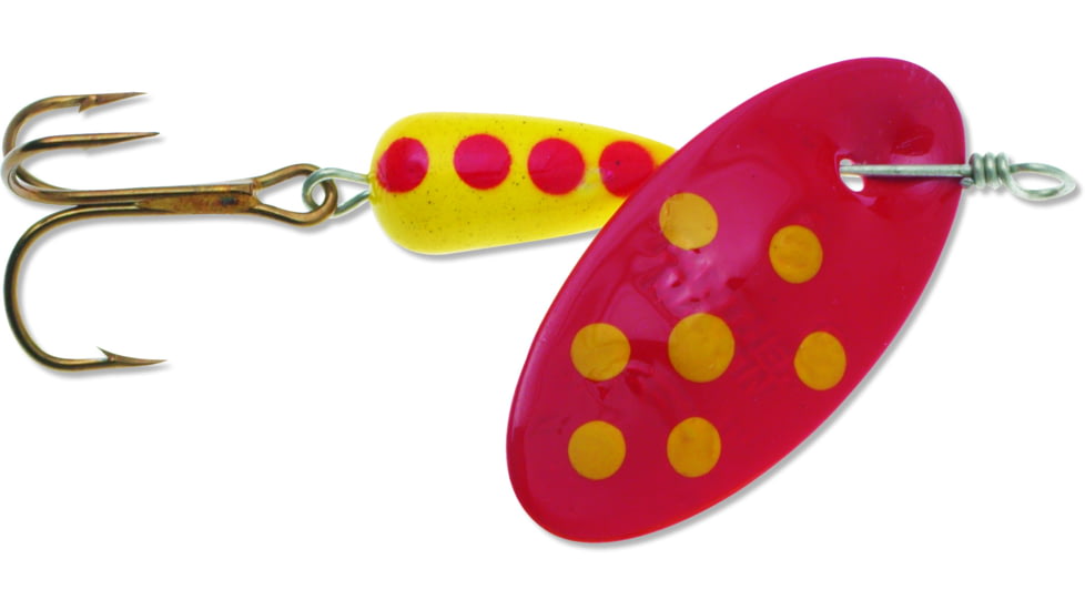 Panther Martin In-Line Spinner, #4, 1/8oz, Spotted Red, 4PMSP-R