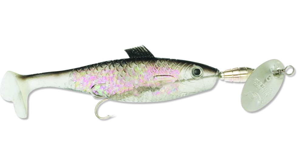 Panther Martin Vivif Style Holographic Spinner Minnow, Silver &amp; Silver Blade, #3, 3MNH-SSS