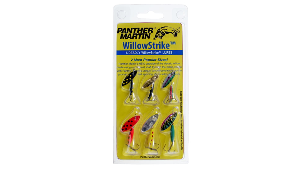 Panther Martin Willow Strike Kit, 3 Size 4 And 3 Size 6, PMWS6