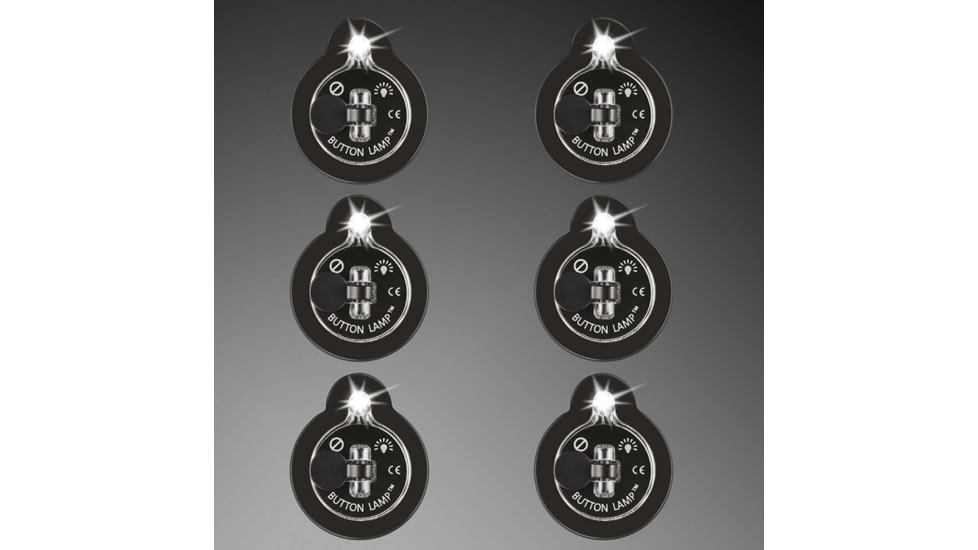 Panther Vision Store BUTTON LAMP Adhesive LEDs Light Package - Lightweight, Ultra Small, Ultra Bright LED Utility Lights, BL-5475