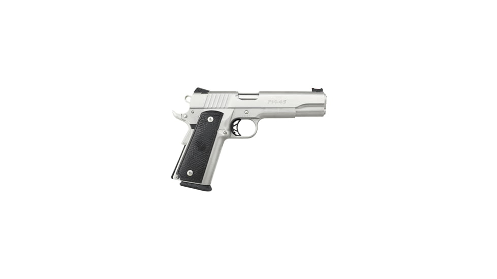 Para Ordnance PXT-P1445-Gun-Rights Pistol, .45 ACP, 5in barrel, stainless steel frame, black polymer grip, recoil operated semi-automatic, fiber-optic front, 14 round magazine, PAPXTP14.45GR4551FRRMPG