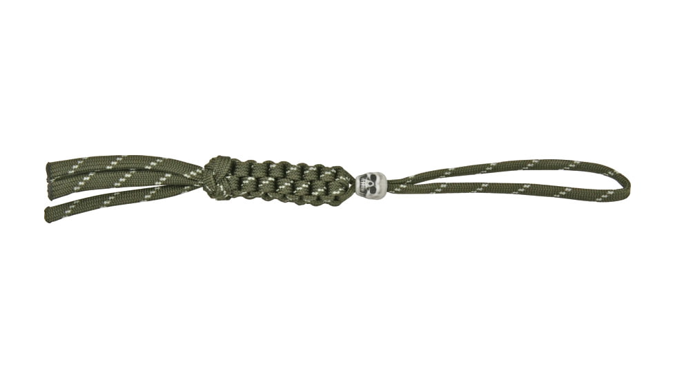 Parachute Cord Lanyard, OD green with glow in dark fleck PDPLODG
