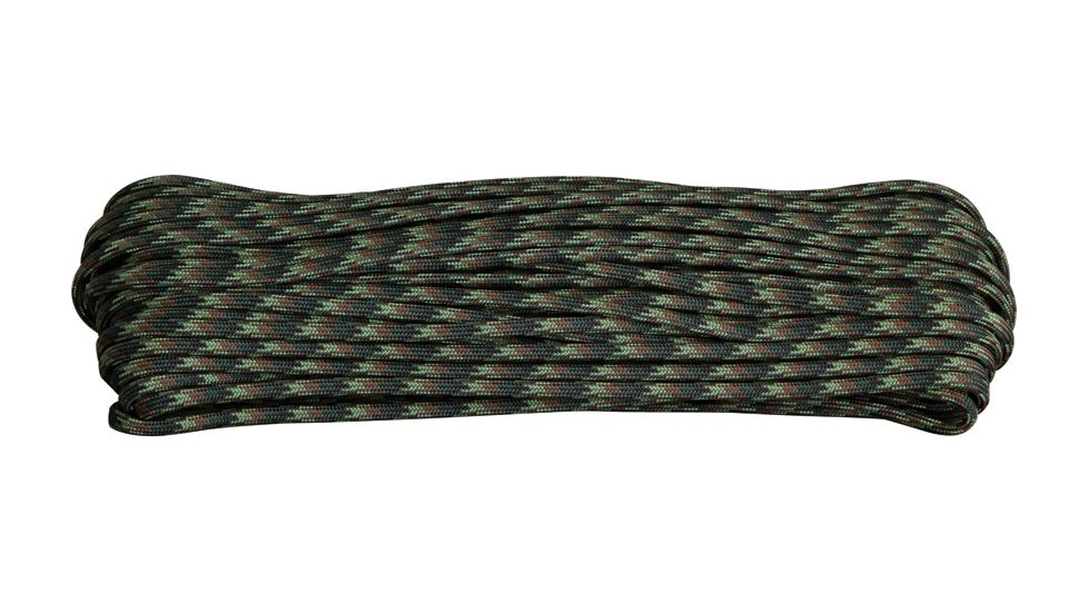 Parachute Cord Woodland Camo, 100 ft RG005H