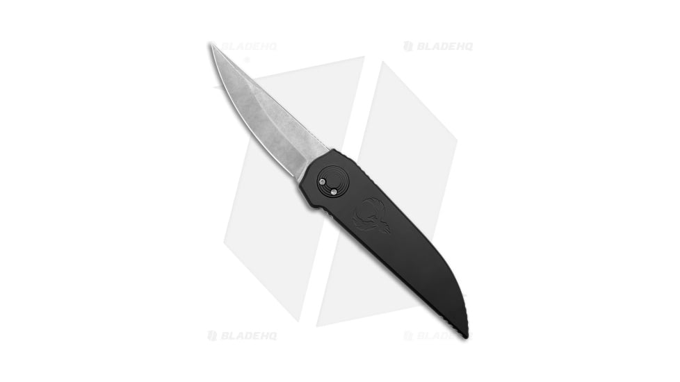 Paragon Phoenix Folding Knife, 3.875in, CPM S35VN Stainless Steel, Spear Point Blade, Aluminum Black Handle, Gray/Black, 9.375in, BHQ-180301