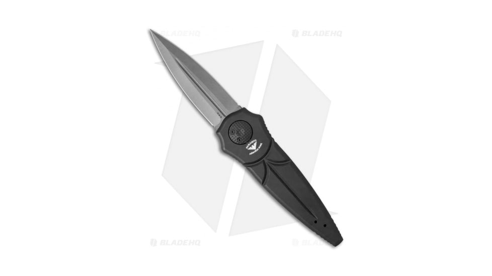 Paragon Warlock Enchanter Folding Knife, 3.875in, CPM S30V, Dagger Blade, Aluminum Black Handle, Bead Blast, Gray/Black, 9.375in, BHQ-34562