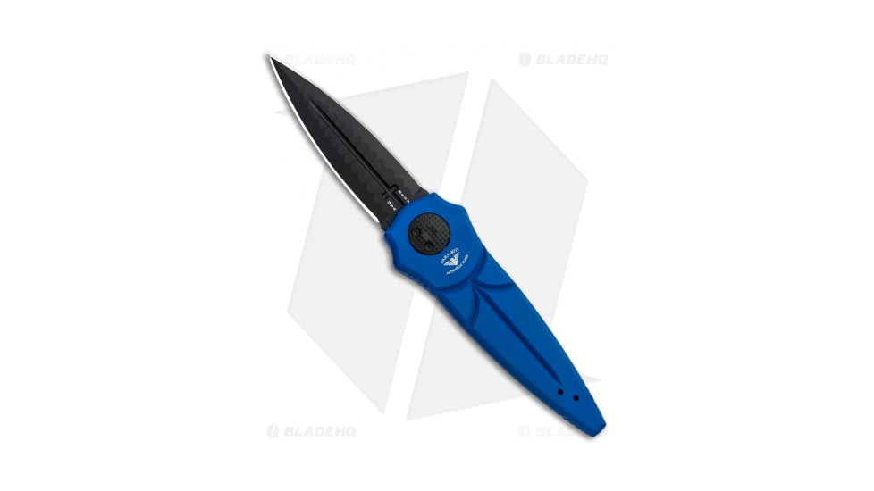 Paragon Warlock Enchanter Folding Knife, 3.875in, CPM S30V, Dagger Blade, Aluminum Blue Handle, Blue/Black, 9.375in, BHQ-86904