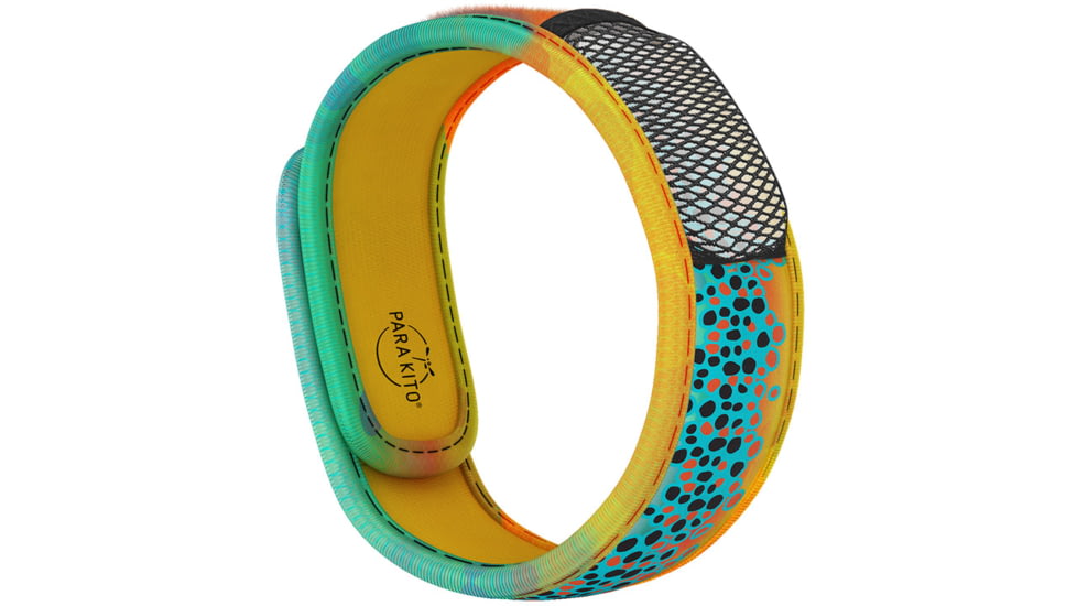 Parakito Mosquito Repellent Wristband w/ 2 Refills Fish, Trout, One Size, LPTWB2G14