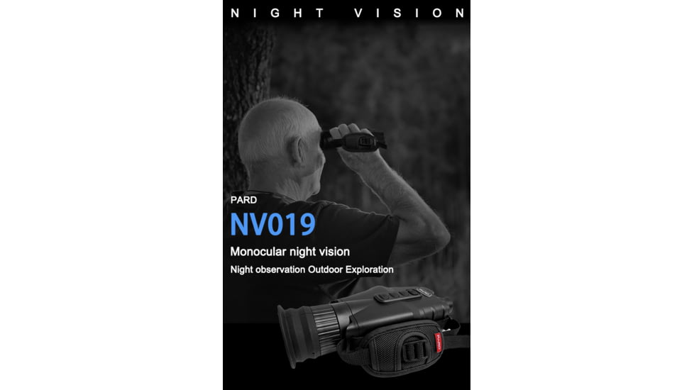 Pard 019 1-18x 32mm Night Vision Monocular Scope, Black, NV-019