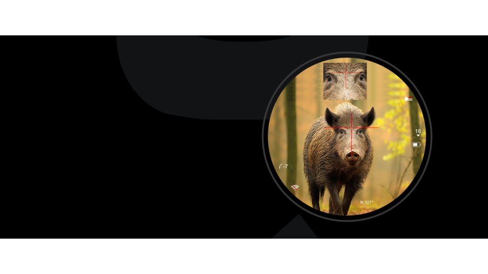 PARD FD1850/F FD1-850 LRF Night Vision Clip On, Black 2x
