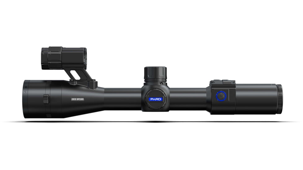 PARD Optics DS35 Day and Night Vision Rifle Scope, Laser Rangefinder, 5.6x70mm, 850nm IR, 2560x1440 px, Multiple Reticles, Black, DS35-70RF-850