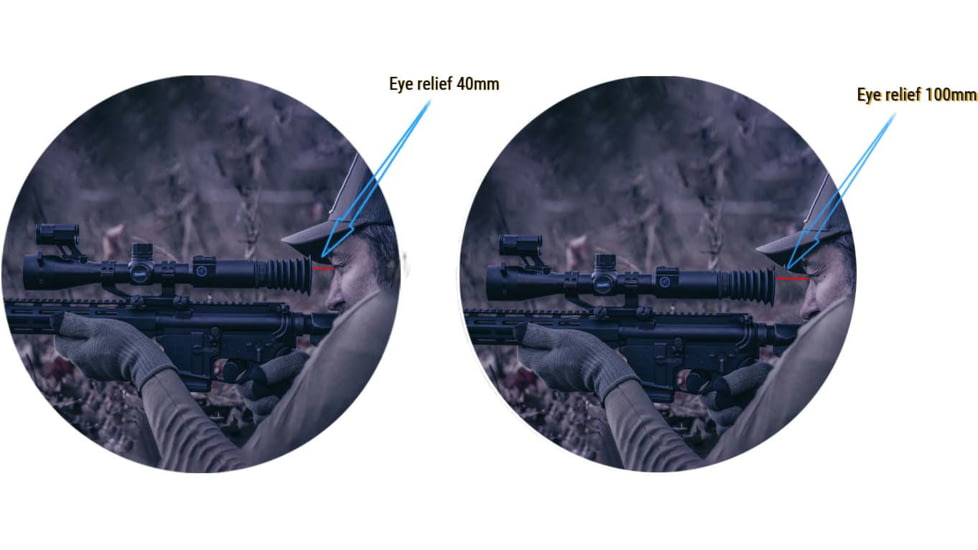 PARD Optics DS35 Day and Night Vision Rifle Scope, Laser Rangefinder, 5.6x70mm, 850nm IR, 2560x1440 px, Multiple Reticles, Black, DS35-70RF-850