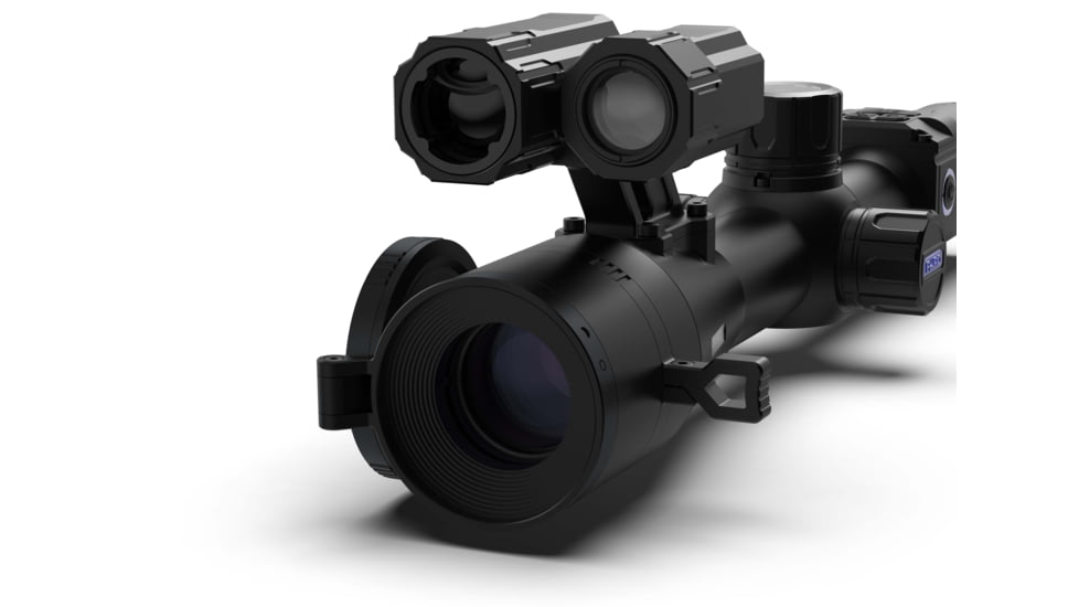 PARD Optics DS35 Day and Night Vision Rifle Scope, Laser Rangefinder, 5.6x70mm, 850nm IR, 2560x1440 px, Multiple Reticles, Black, DS35-70RF-850