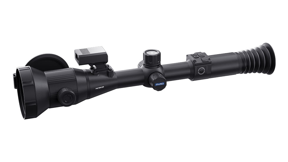 PARD Optics Pantera 640 3.8x75mm 30mm Tube Thermal Imaging Rifle Scope, 50hz, 640x512, Black, PA6-75/LRF