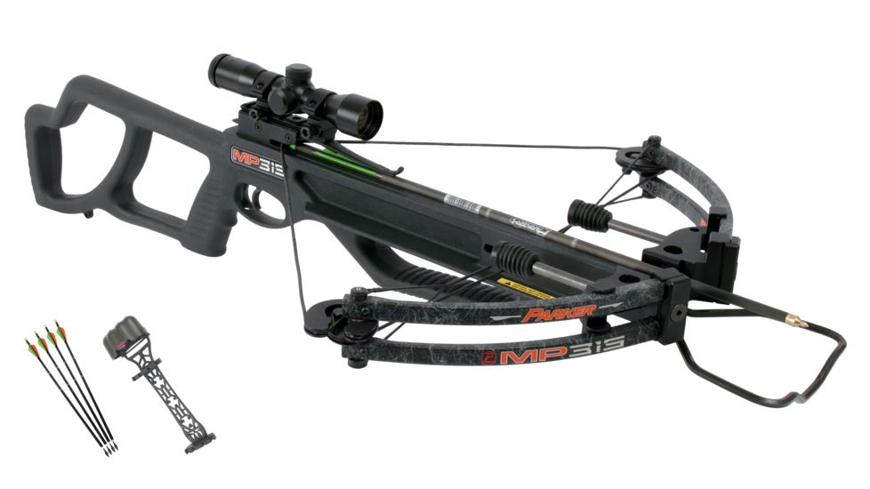 Parker Bows MP-315 w/ Pin Point Scope, Black, 32.25 x 12.75 x 6.5 X315-PP
