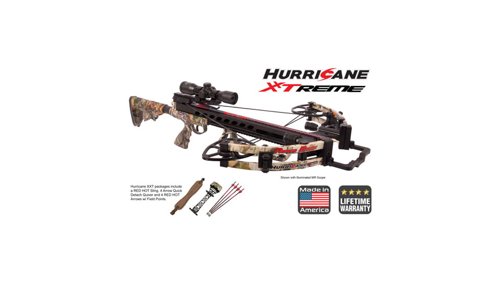 Parker Hurricane XXT Crossbow Package Illuminated MR Scope, Next G1 Vista, X103-IR